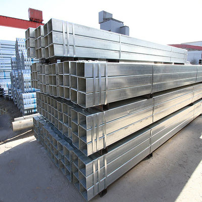Good price Zink powlekany ocynkowane stalowe rury kwadratowe dla przemysłu Z100 Z120 Z150 Z200 10 * 2 * 6000mm w Internecie