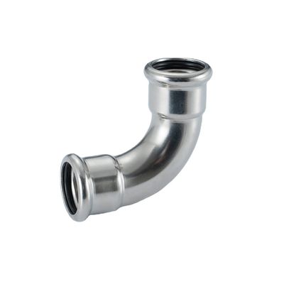 Good price Materiały hydrauliczne Stali nierdzewnej Prasowe łączniki rurowe Profil M 90 stopni Łokieć w Internecie